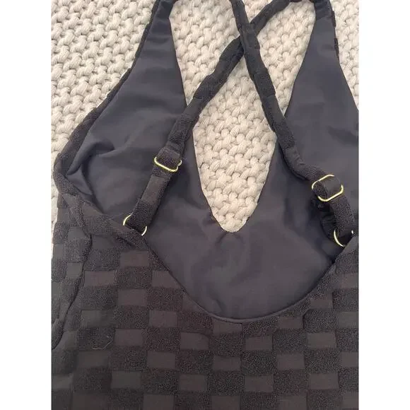 Skatie• ‘Zoey’ One Piece Swimsuit in MONACO Terrycloth Checkered - Picture 8 of 11